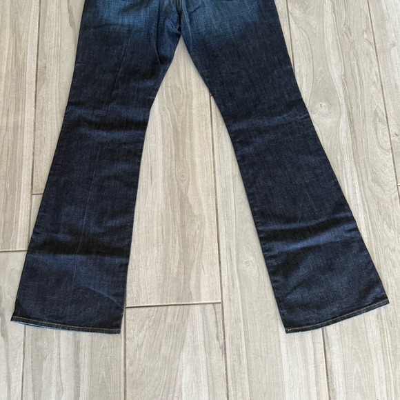 Gap Jeans Women's Size 12 Long Blue Curvy Low Rise Dark Wash Bootcut Y2K Casual - Picture 6 of 12